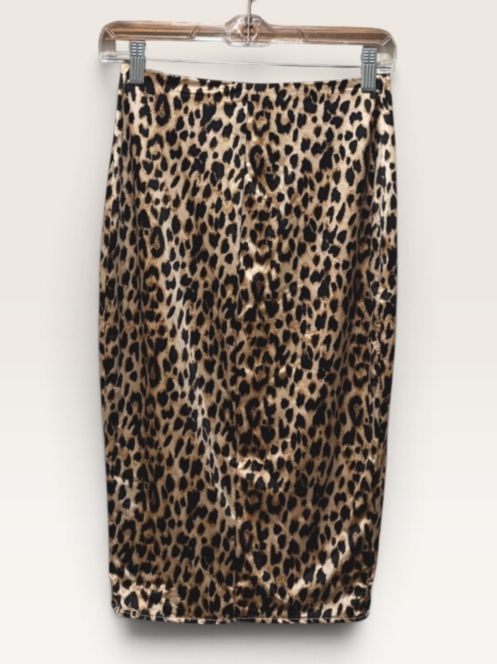 Victoria’s Secret Leopard Print Bodycon Midi Skirt S